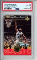 1995 Upper Deck, Electric Court, Shaquille O'Neal, #173, PSA 8
