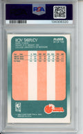 1988 Fleer Roy Tarpley, Rookie Card, #32, PSA 8