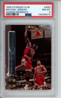 1996 Stadium Club, Shining Moments, Michael Jordan, #SM2, PSA 8