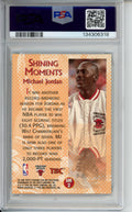 1996 Stadium Club, Shining Moments, Michael Jordan, #SM2, PSA 8