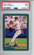 2001 Topps Greg Maddux, #660, PSA 9