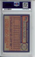 1984 Topps Rickey Henderson, #230, PSA 8