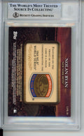 2009 Topps Legends of the Game, 1969 World Series Commemorative Patch, Nolan Ryan, #LPR30, BGS 8.5