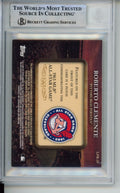 2009 Topps Legends of the Game, 1963 All-Star Game Commemorative Patch, Roberto Clemente, #LPR29, BGS 8.5