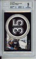 2012 Topps, Retired Number Patches, Jersey Number 35 Patch, Frank Thomas, #FT, BGS 9