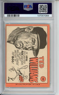 1969 Topps, Ted Williams, #650, PSA 5