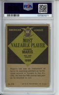 1961 Topps, MVP, Roger Maris, #478, PSA 3