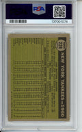 1961 Topps Yankees Team, #228, PSA 3