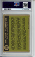 1961 Topps All Star, Brooks Robinson, High Number, #572, PSA 2.5