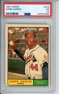 1961 Topps Hank Aaron, #415, PSA 1.5