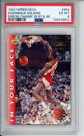 1992 Upper Deck Dominique Wilkins, #454, Error Card, PSA 6